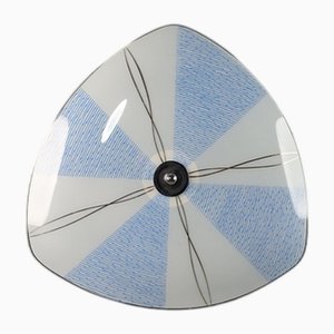 Mid-Century Glass Hanging Wall Light No55, 1958