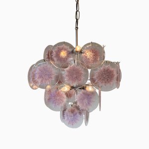 Murano Disc Chandelier by Gino Vistosi