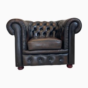 Chesterfield Armchair in Leather