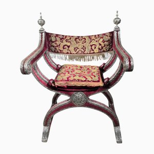 Mexikanische Silberne Kolonialsessel, 1750er, 2er Set