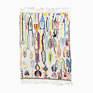 Moroccan Beni Ourain Wool Rug, 1990s