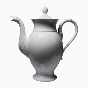 Aigle Teapot in White Porcelain by Raynaud for Limoges, 1960s