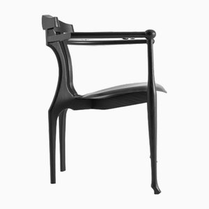 Black Gaulino Easy Chair by Oscar Tusquets for BD Barcelona