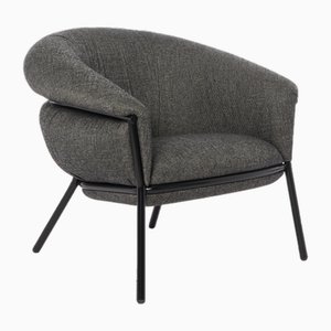 Grey Fabric Grasso Armchair by Stephen Burks for BD Barcelona