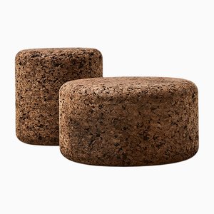 Corks Ottomans by Jasper Morrison for Moooi, 2002, Set of 2