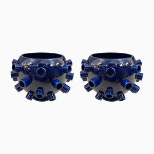 Vases Marine en Céramique, Italie, Set de 2