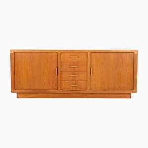Credenza Tambour Door di Johannes Andersen per CFC Silkeborg, Danimarca, anni '60