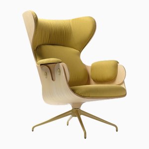 Chaise Longue Moutarde en Tissu par Jaime Hayon pour BD Barcelona