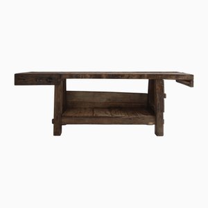 Vintage Oak Workbench, 1920s