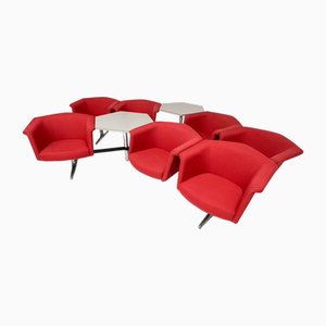 Modulares Wartezimmer Set von Artifort, 1980er, 6er Set
