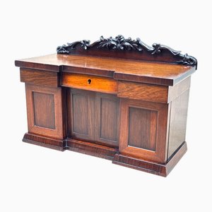 Regency Rosewood Tea Caddy Miniature Sideboard, 1835