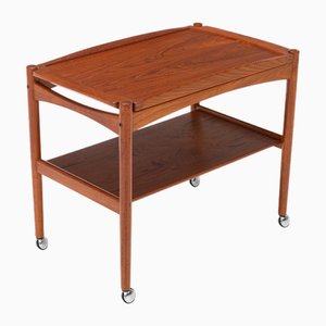 Serving Trolley by Poul Hundevad for Hundevad & Co., 1960s
