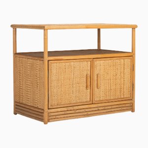 Schrank Sideboard aus Bambus, 1960er