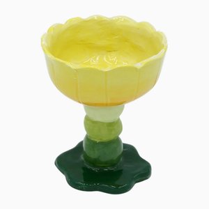 I Like the Cempasuchil Coupe Glass by Laura Rubio Bañon