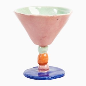 Pink Enchanted Martini Glass by Laura Rubio Bañon