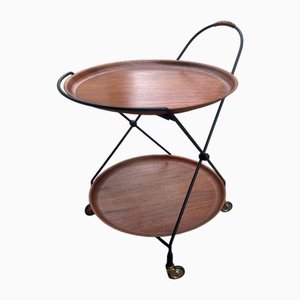 String Teak Bar Cart, 1960s