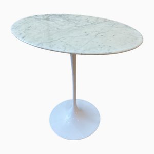 Guéridon Tulip Calacatta en Marbre par Eero Saarinen pour Knoll Inc / Knoll International, 1976