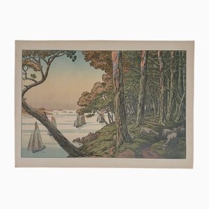 Henri Rivière, Aspects of Nature: Summer Evening, 1920s, Lithograph