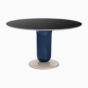 Table de Salle à Manger Ronde Explorer Bleue par Jaime Hayon pour BD Barcelona