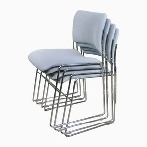 Vintage Danish Chairs by David Rowland, 1970s, Set of 4
