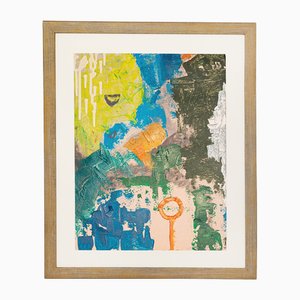 Elena Camacho, Carnival, Acrylic, Framed