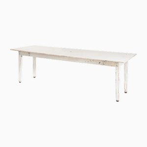 Großer patinierter Werkstatttisch, 1950er