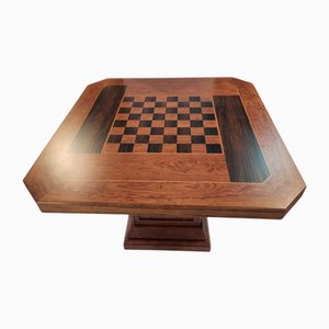 Tavolo da gioco di scacchi vintage