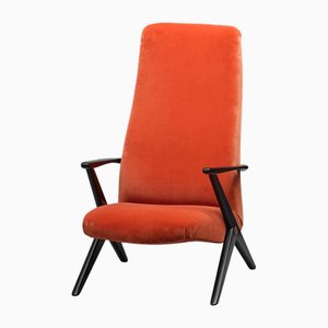 Fauteuil en Velours par Bengt Ruda, Suède, 1950s