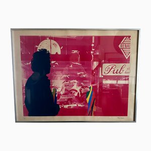 Gerard Fromanger, The Painter and His Model, 1972, Serigraph, Framed