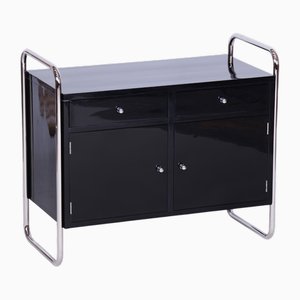 Bauhaus Cabinet in Chrome Plated Steel by Robert Slezák, 1930s