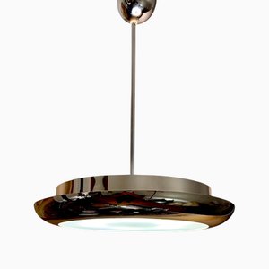 Suspension Mid-Century Bauhaus UFO attribuée à Josef Hurka pour Napako, 1950s