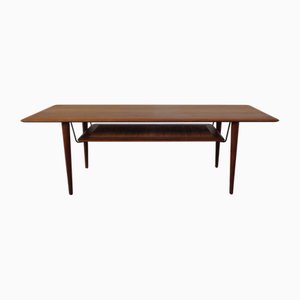 Model FD 516 Coffee Table in Teak by Peter Hvidt & Orla Mølgaard Nielsen for France & Son, 1950s