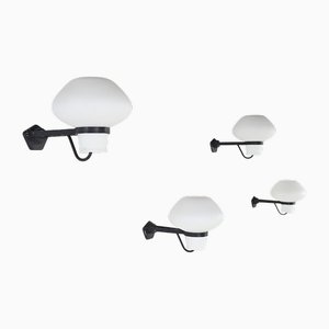 Appliques Murales GA9 par Erik Gunnar Asplund pour Asea, Sweden, 1940s, Set de 2