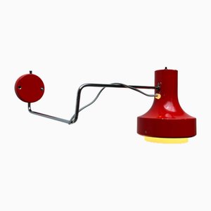 Lampada da parete Mid-Century moderna di Josef Hurka per Napako, anni '60