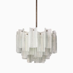 Kronleuchter aus Gussglas von Kalmar, 1960er