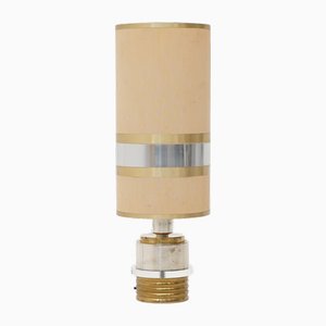 Table Lamp in Brass, Metal and Acrylic Glass, 1970s