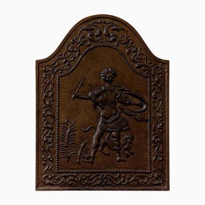 French Iron Fireplace Screen, 19th Century