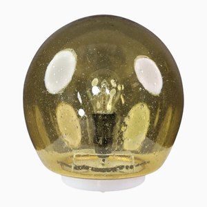 Mid-Century Golden Murano Glass Table Lamp, Italy, 1970s