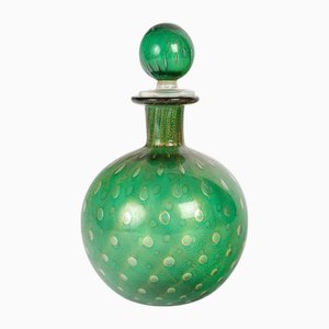 Iridescent Gold Murano Glass Carafe, 20th Century