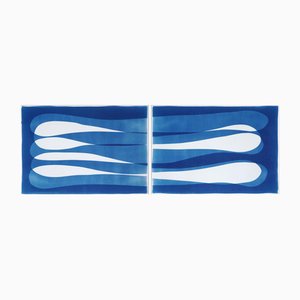 Kind of Cyan, Drift Apart, 2025, Cyanotype