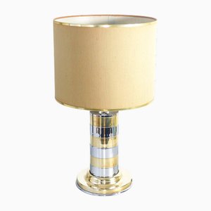 Tischlampe aus verchromtem Metall, 1970er