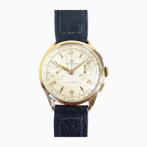 Cronógrafo Conteas de oro de 18 k, Landeron 48
