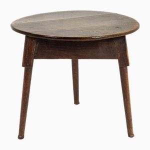 18th Century English Oak Cricket Table