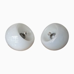 Lampes Vacuna Space Age en Verre de Murano par Artemide, Italie, 1970s, Set de 2