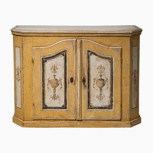 Baroque Yellow Sideboard, 18th Century