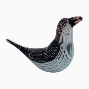 Bianca E Nero Bird aus Muranoglas von Dino Martens für Aurilliano Toso, 1950er