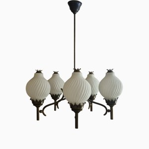 Large Ceiling Lamp by Angelo Lelii and Naborre Corno for Arredoluce, 1961