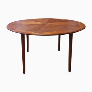 Round Coffee Table in Teak by H. W. Klein for Bramin Møbler, 1960s