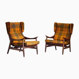 Sillones de Peter Hvidt and Orla Mølgaard-Nielsen, Dinamarca, años 50. Juego de 2