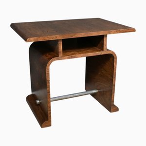 Art Deco Couchtisch aus Nussholz, 1940er